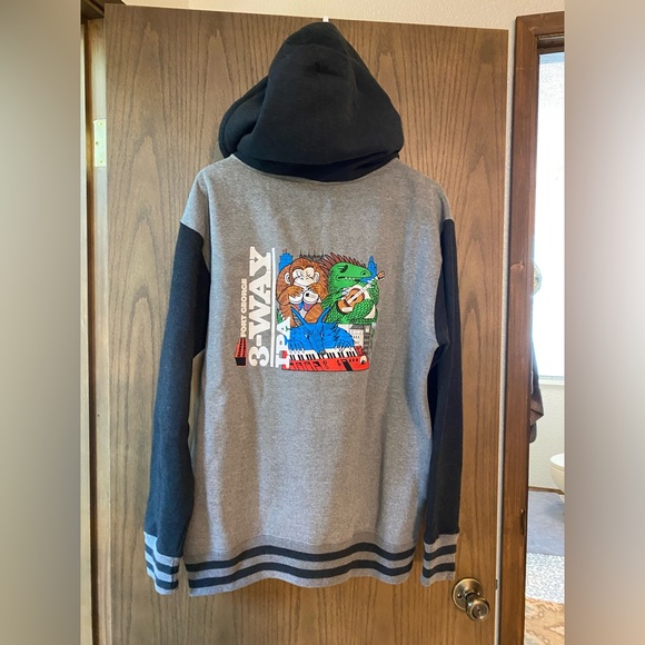 Fort George Brewing Astoria Oregon 3-Way Zip Hoodie Men’s Large NWOT - Picture 3 of 7